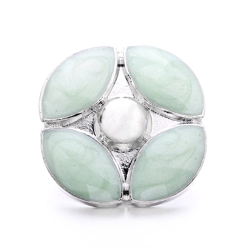 18mm Forest Green Snap Charm | Interchangeable Jewelry Charm