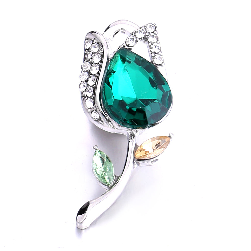 18mm Forest Green Snap Charm | Interchangeable Jewelry Charm
