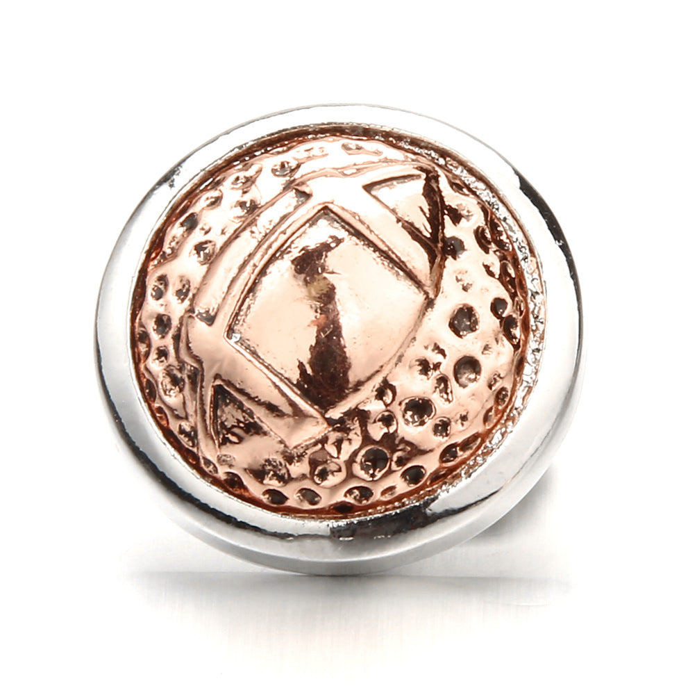 18mm Interchangeable Snap Button Charms, Regional Outline Pattern Zinc Alloy DIY Jewelry Accessories