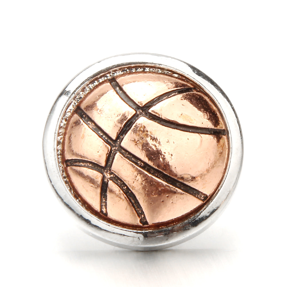 18mm Interchangeable Snap Button Charms, Regional Outline Pattern Zinc Alloy DIY Jewelry Accessories