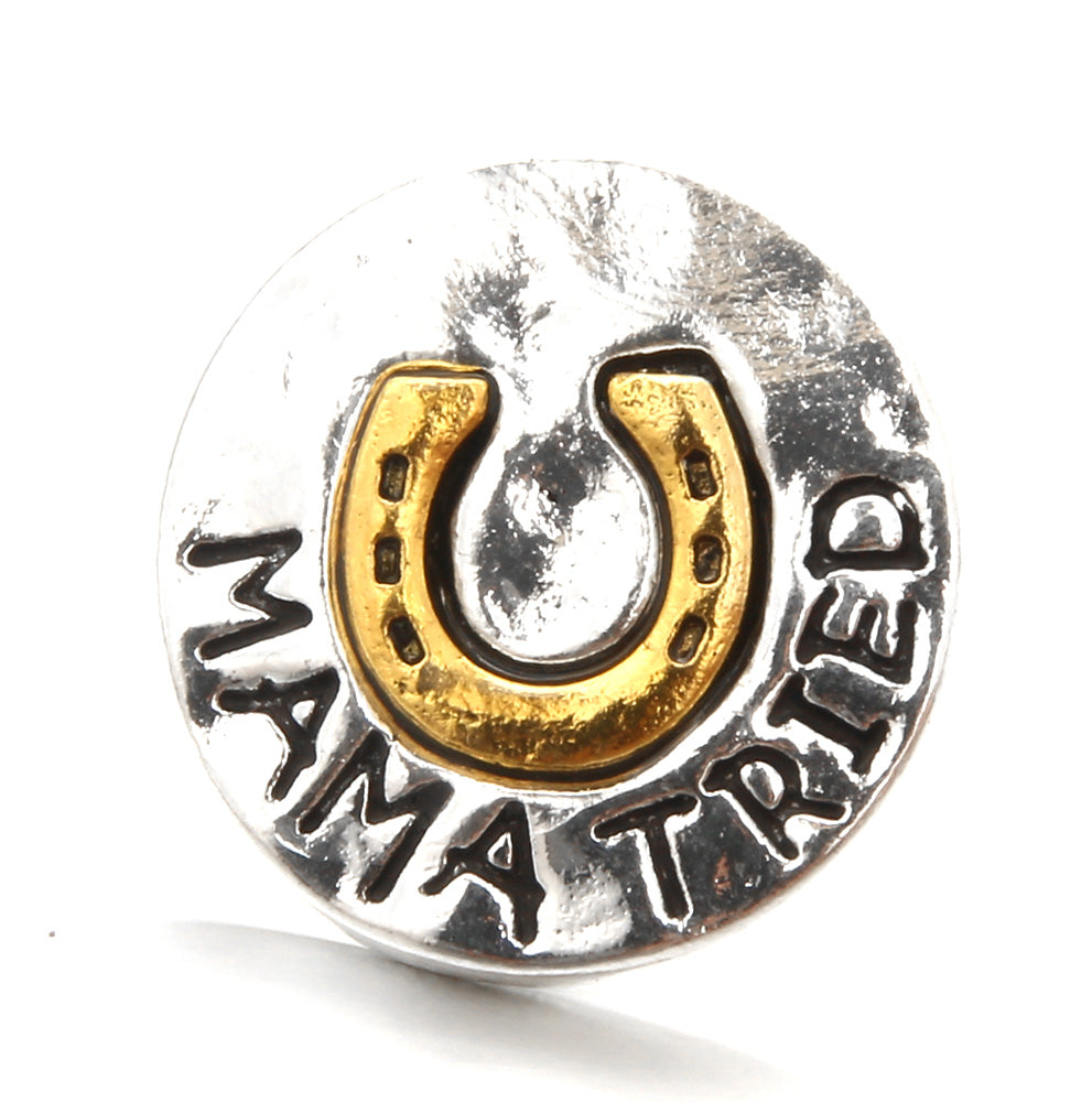 18mm Interchangeable Snap Button Charms, Regional Outline Pattern Zinc Alloy DIY Jewelry Accessories