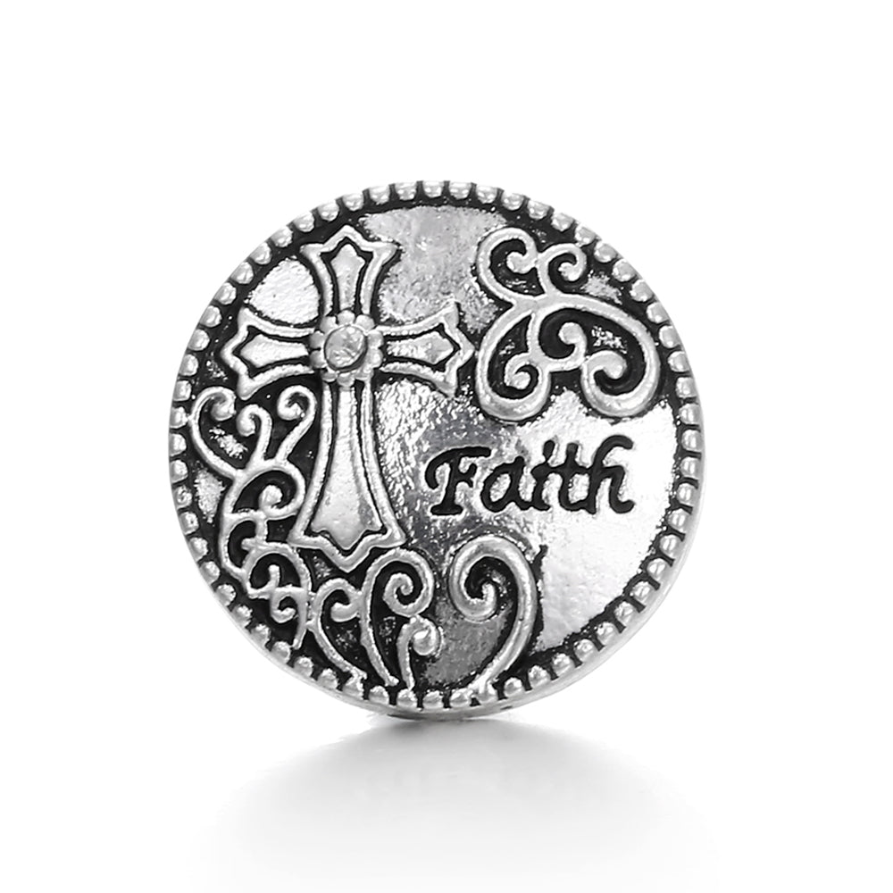 18mm Vintage Silver Story Charms | Interchangeable Jewelry Collection