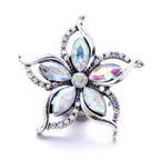 18mm Interchangeable Snap Button Charms, Sparkling Rhinestone Inlaid DIY Accessories