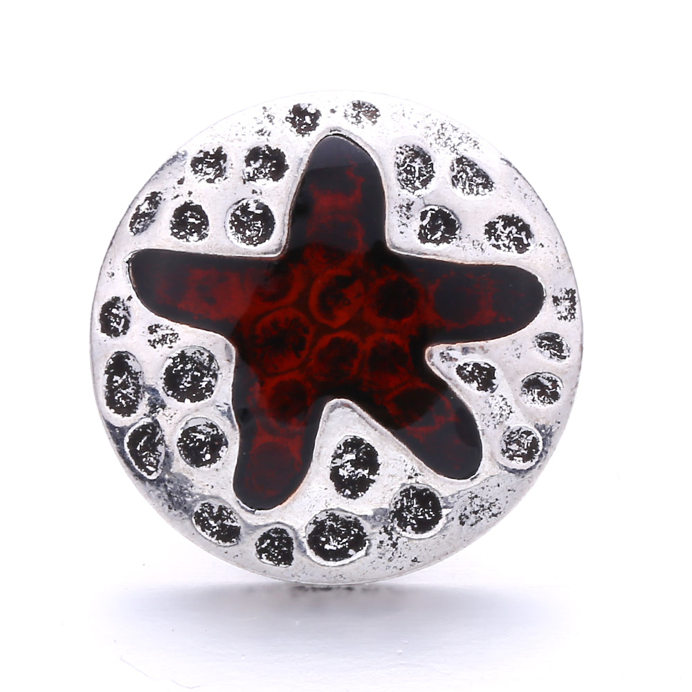 Autumn Brown Rhinestone 18mm Snap Charm Collection
