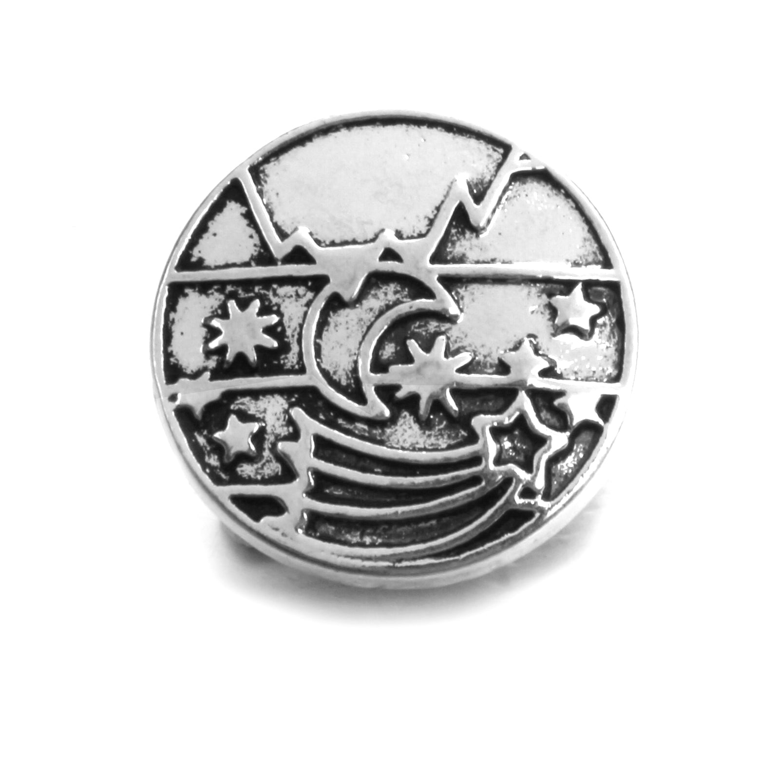 18mm Alloy Engraved Snap Charms Animal Floral and Sentimental Motifs