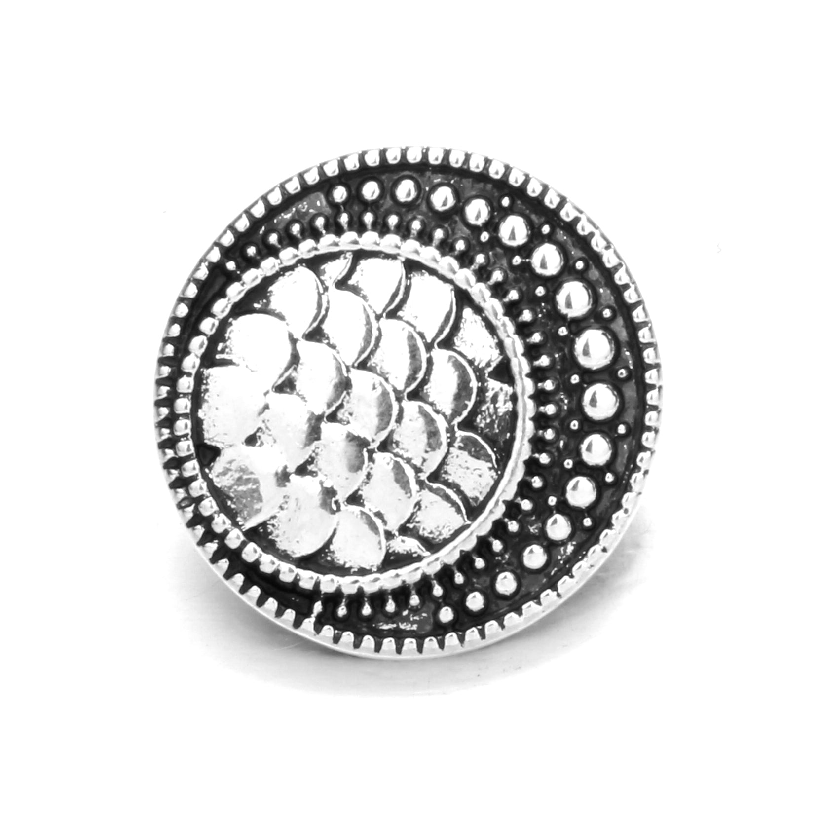18mm Alloy Engraved Snap Charms Animal Floral and Sentimental Motifs