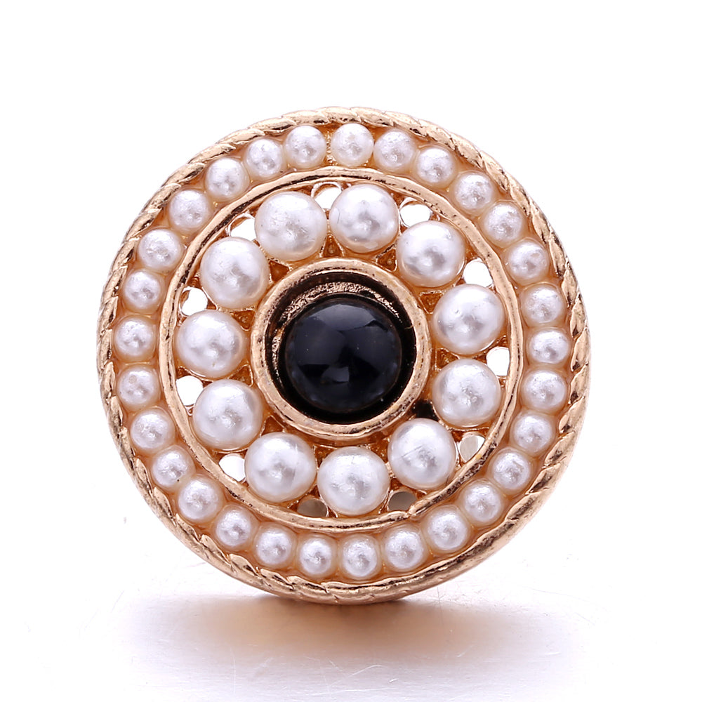18mm Interchangeable Snap Button Charms, Sparkling Rhinestone Inlaid DIY Accessories