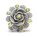 18mm Forest Green Rhinestone Snap  Charm | Interchangeable Jewelry Charm