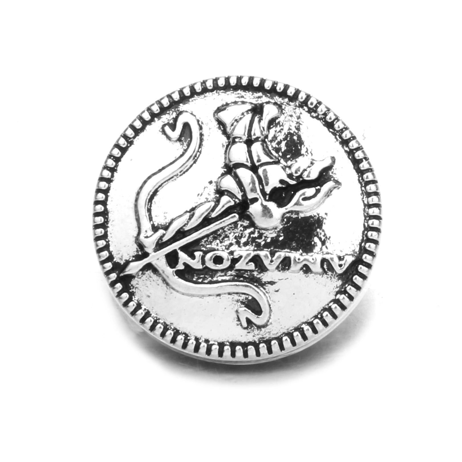 18mm Alloy Engraved Snap Charms Animal Floral and Sentimental Motifs