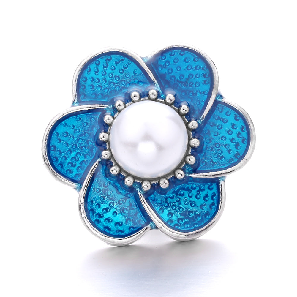 18mm Interchangeable Snap Button Charms, Sparkling Rhinestone Inlaid DIY Accessories