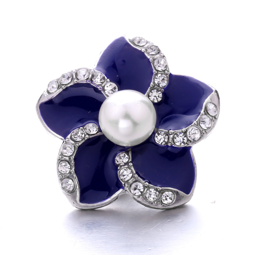 18mm Interchangeable Snap Button Charms, Sparkling Rhinestone Inlaid DIY Accessories