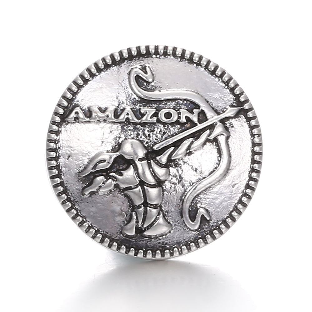 18mm Vintage Silver Story Charms | Interchangeable Jewelry Collection