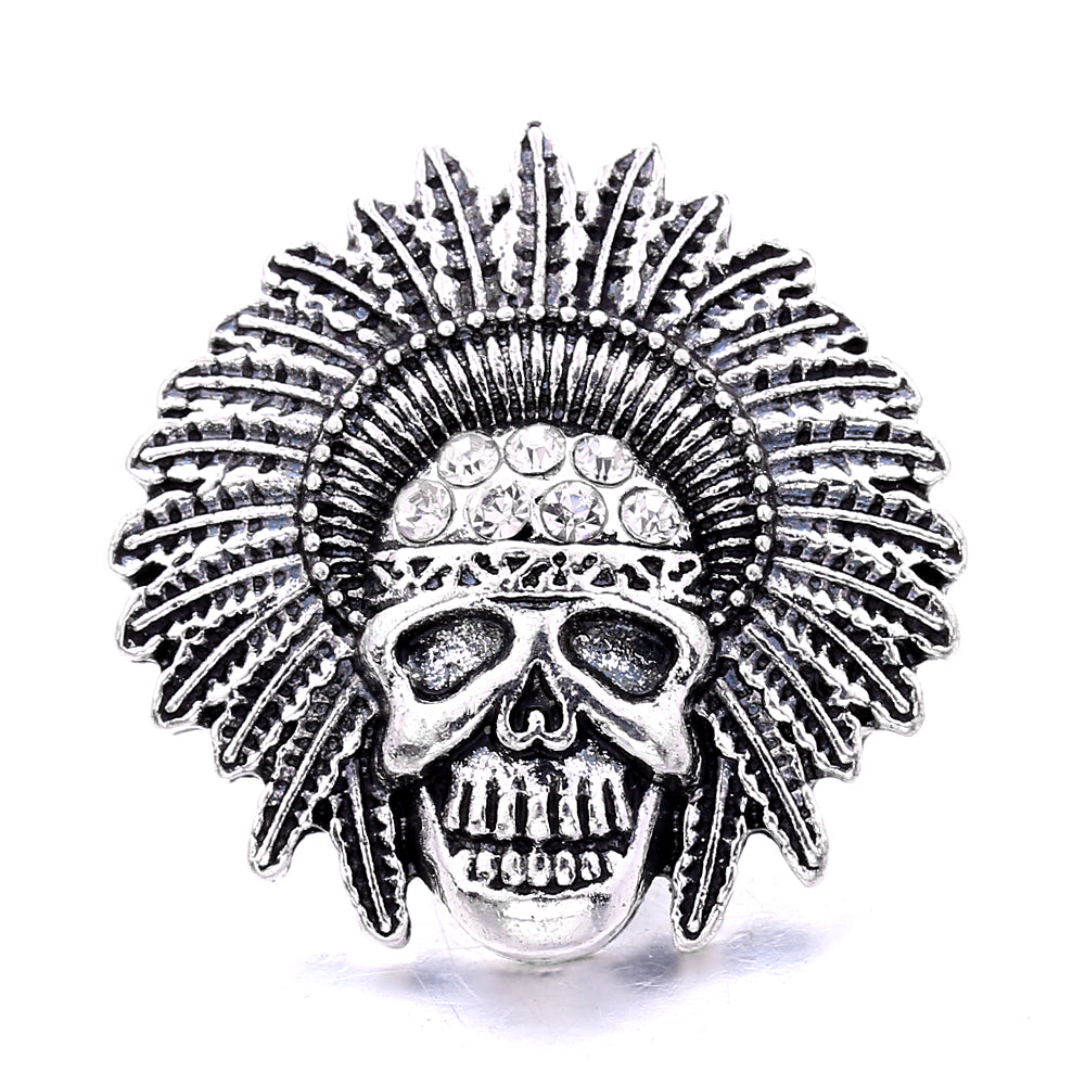 18mm Snap Button Interchangeable Charms Shifting Color Shiny Rhinestone Zinc Alloy Charms