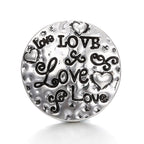 Vintage Antique Silver Snap Charms 18mm Multi‑Design Interchangeable Snap Buttons