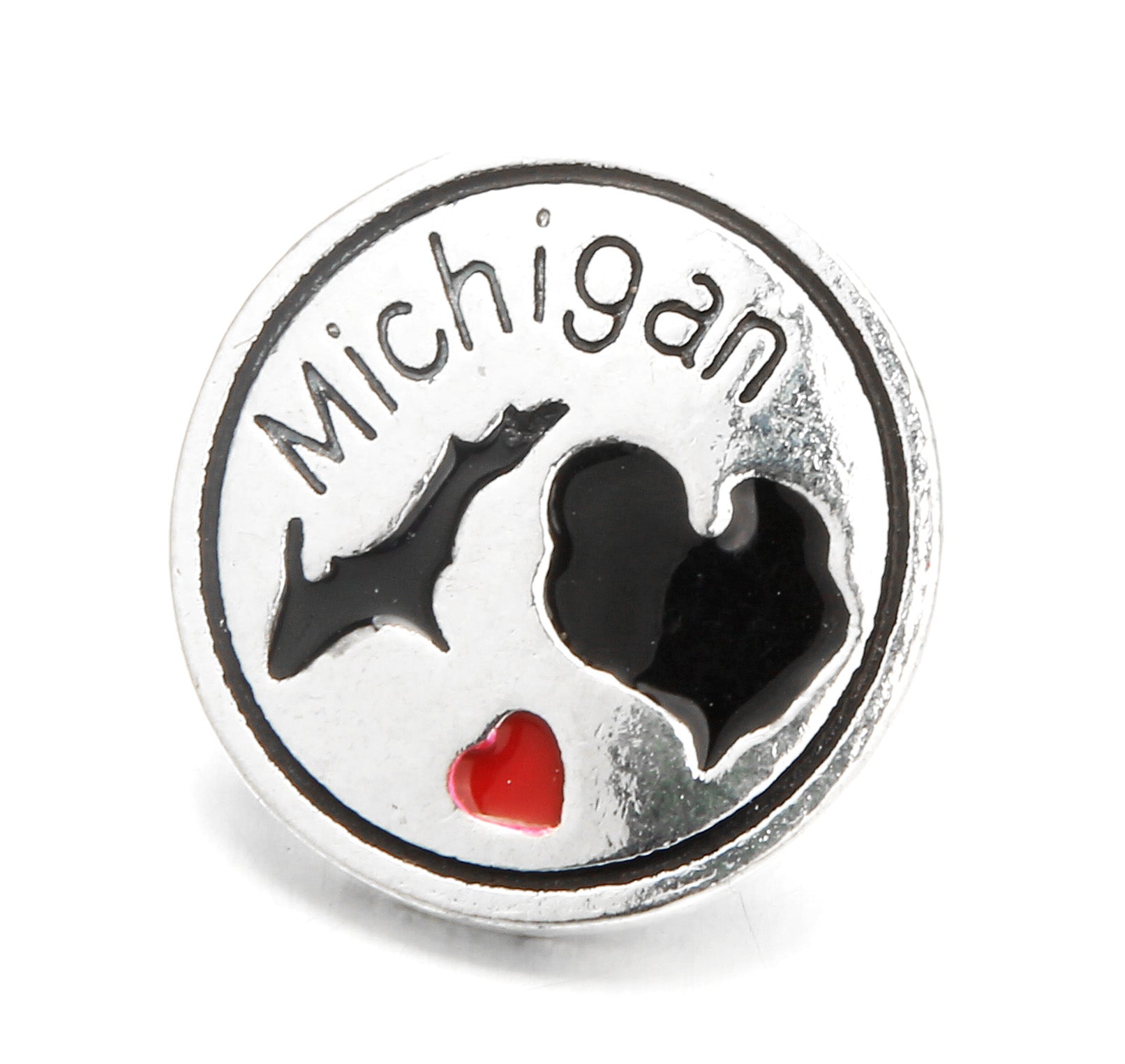 18mm Enamel Snap Button Charms Zinc Alloy Interchangeable DIY Jewelry Accessories