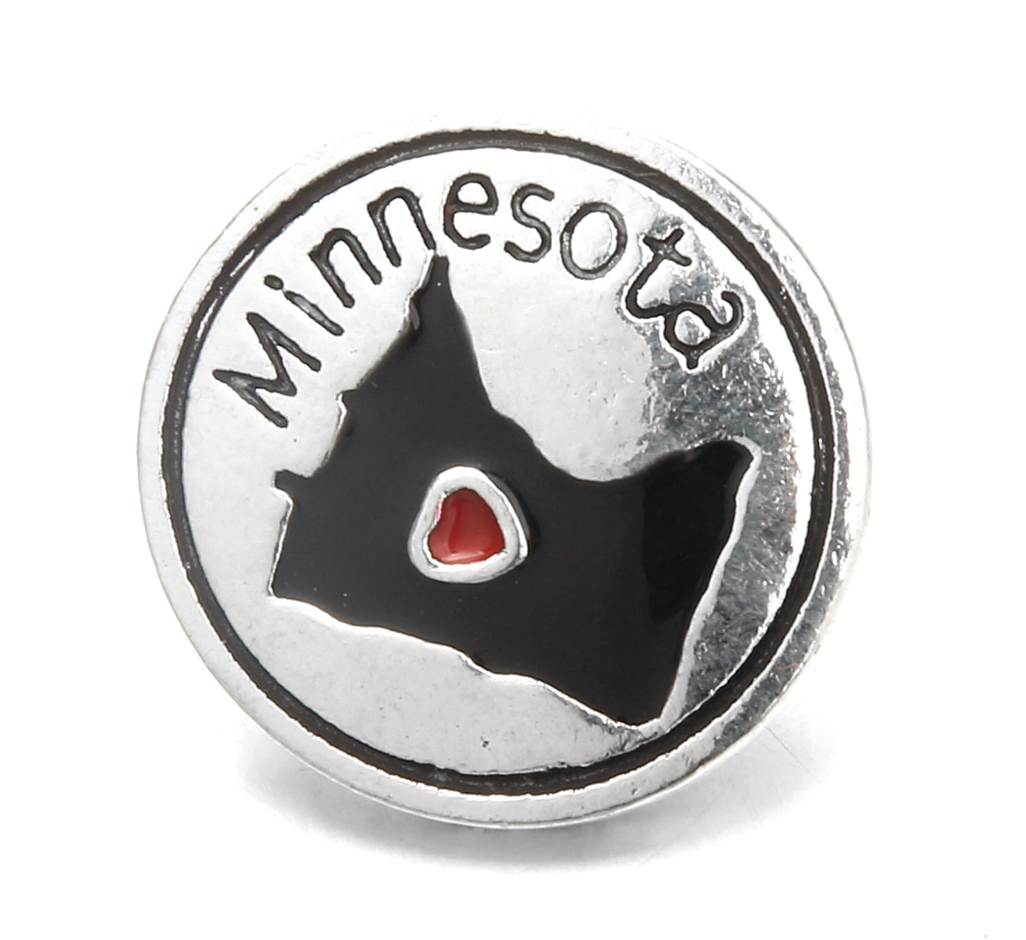 18mm Enamel Snap Button Charms Zinc Alloy Interchangeable DIY Jewelry Accessories