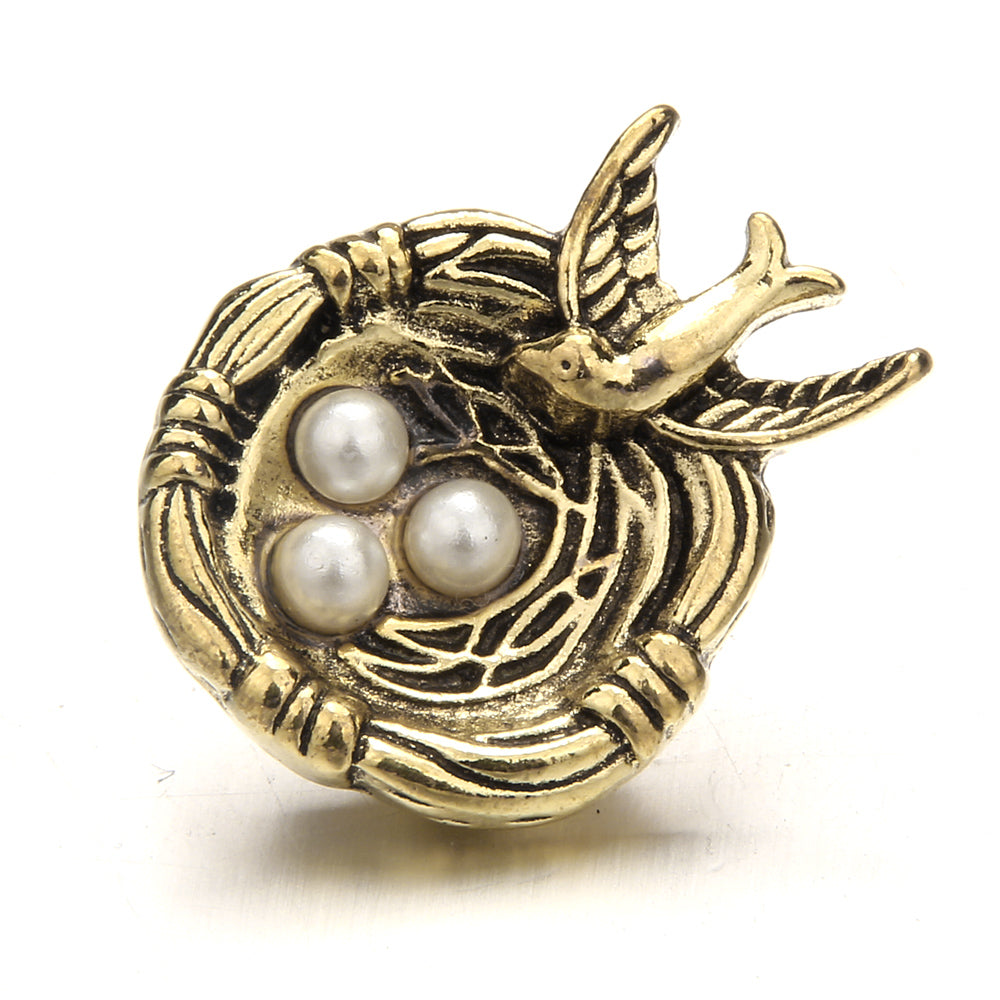 18mm Interchangeable Snap Button Charms, Sparkling Rhinestone Inlaid DIY Accessories