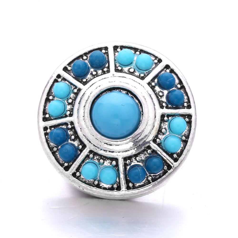 18mm Interchangeable Snap Button Charms, Sparkling Rhinestone Inlaid DIY Accessories