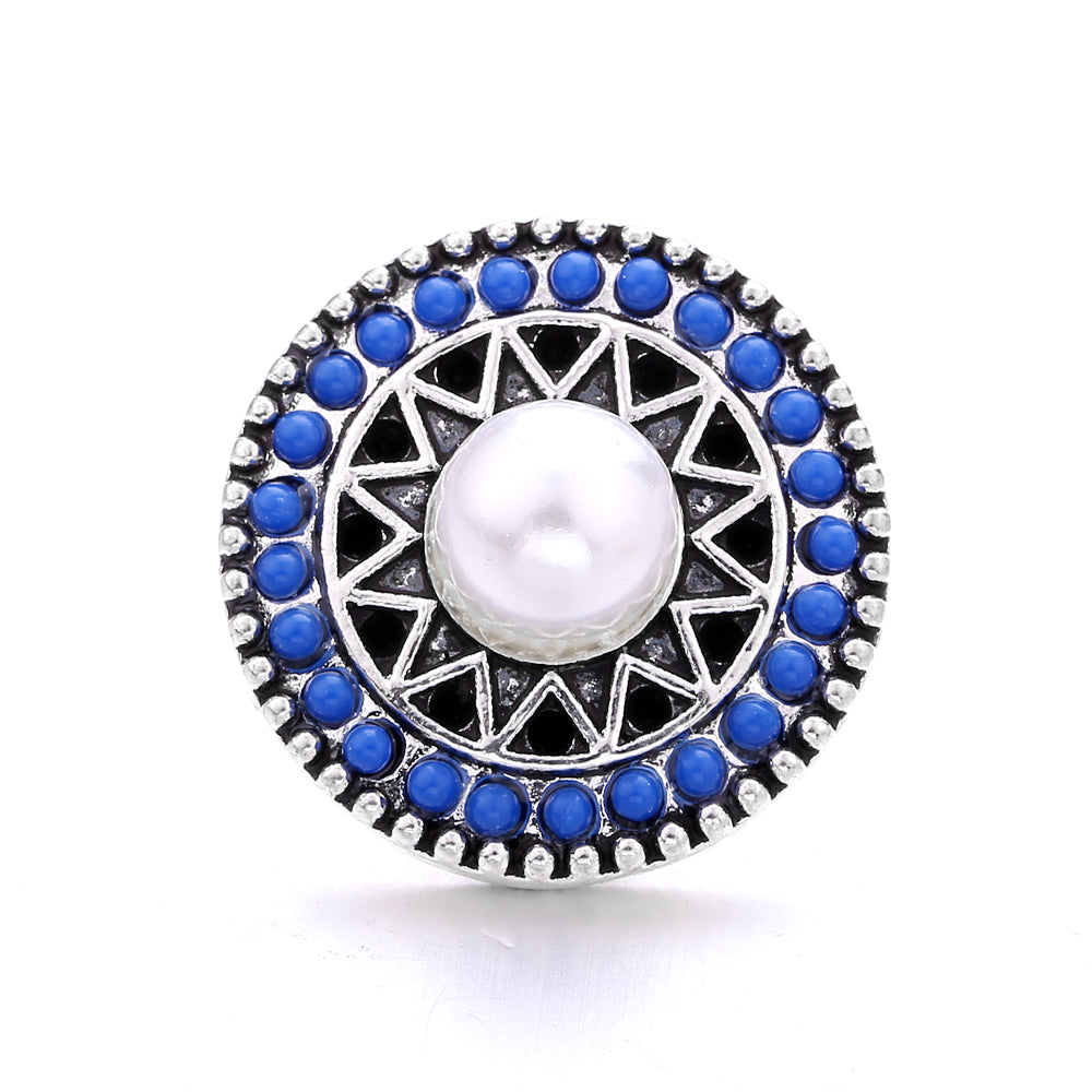 18mm Interchangeable Snap Button Charms, Sparkling Rhinestone Inlaid DIY Accessories
