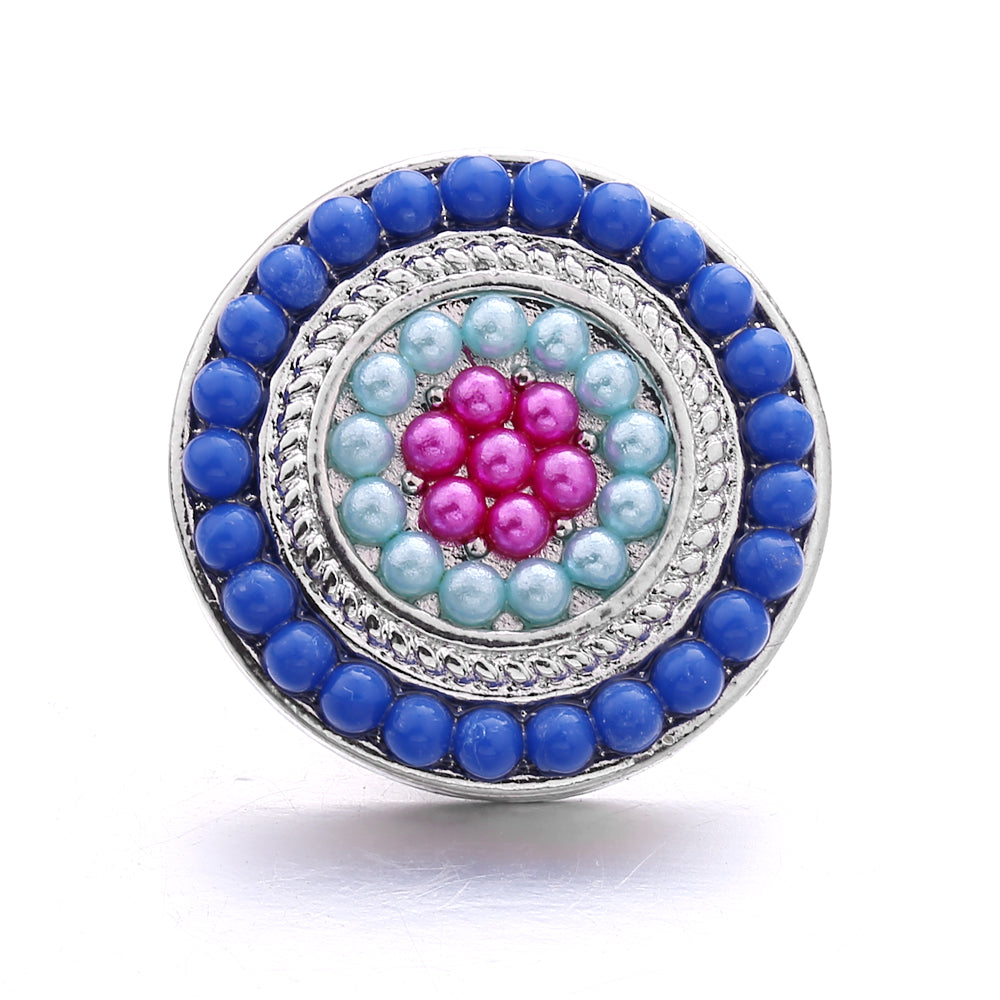 18mm Interchangeable Snap Button Charms, Sparkling Rhinestone Inlaid DIY Accessories
