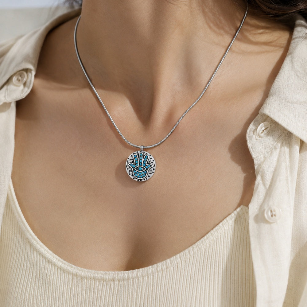 18mm Sea Breeze Blue Snap Charm | Interchangeable Jewelry Charm
