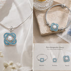 18mm Sea Life Rhinestone Snap Charm | Interchangeable Blue Crystal Charm
