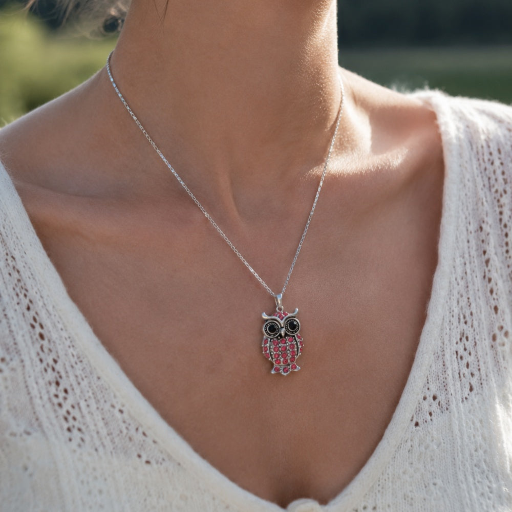 18mm Pink Rhinestone Charm | Vintage Crystal Snap Jewelry Collection