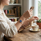 Minimalist Silver Snap Cuff Bracelet | Interchangeable Charm Jewelry