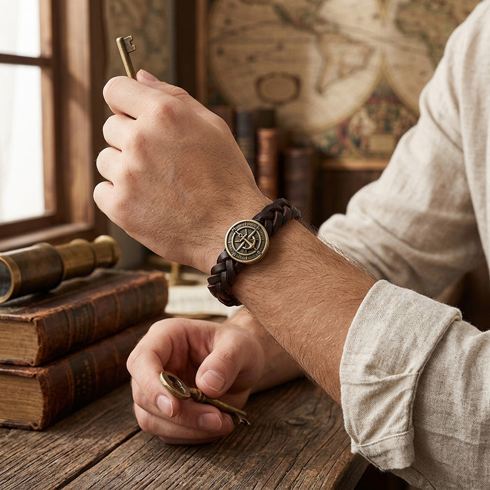 Vintage Leather Snap Bracelet | A Bracelet Full of Stories