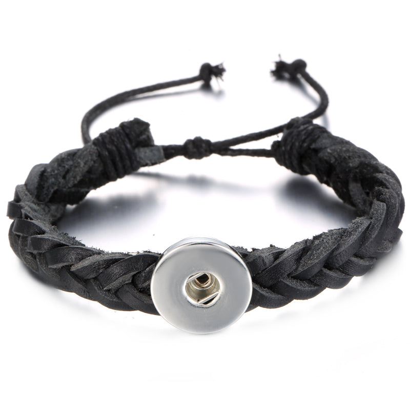 Vintage Leather Snap Bracelet | A Bracelet Full of Stories