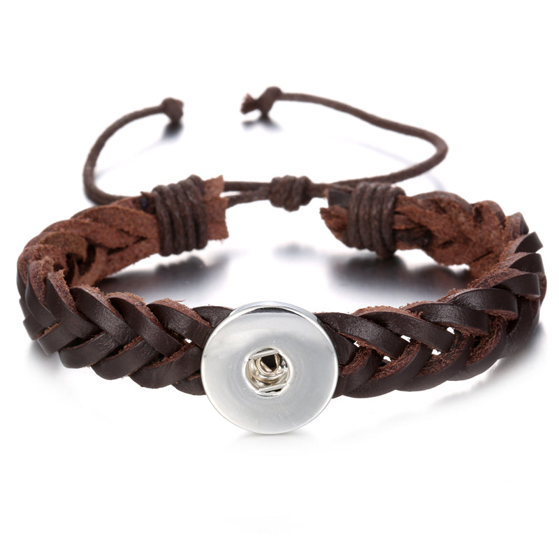 Vintage Leather Snap Bracelet | A Bracelet Full of Stories