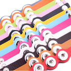 Rugged Hand‑Craft Leather Snap Bracelet | Triple Charm Wrist Cuff