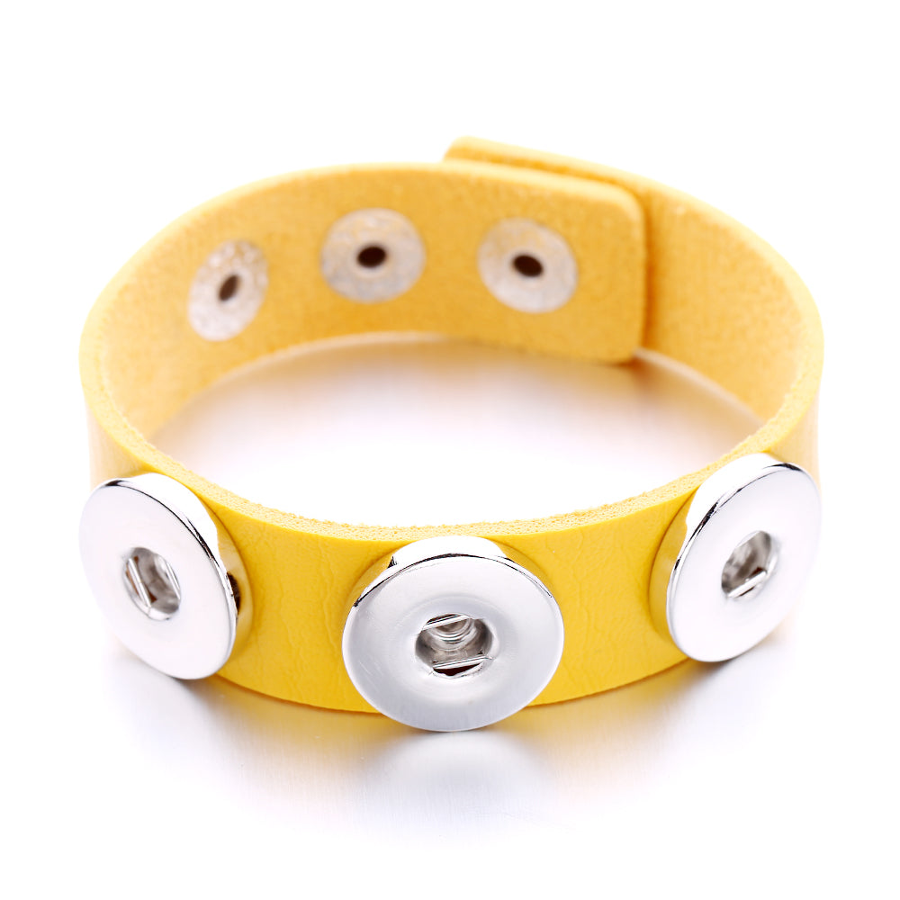 Colorful Snap Bracelet | Personalized Charm Jewelry for Every Mood