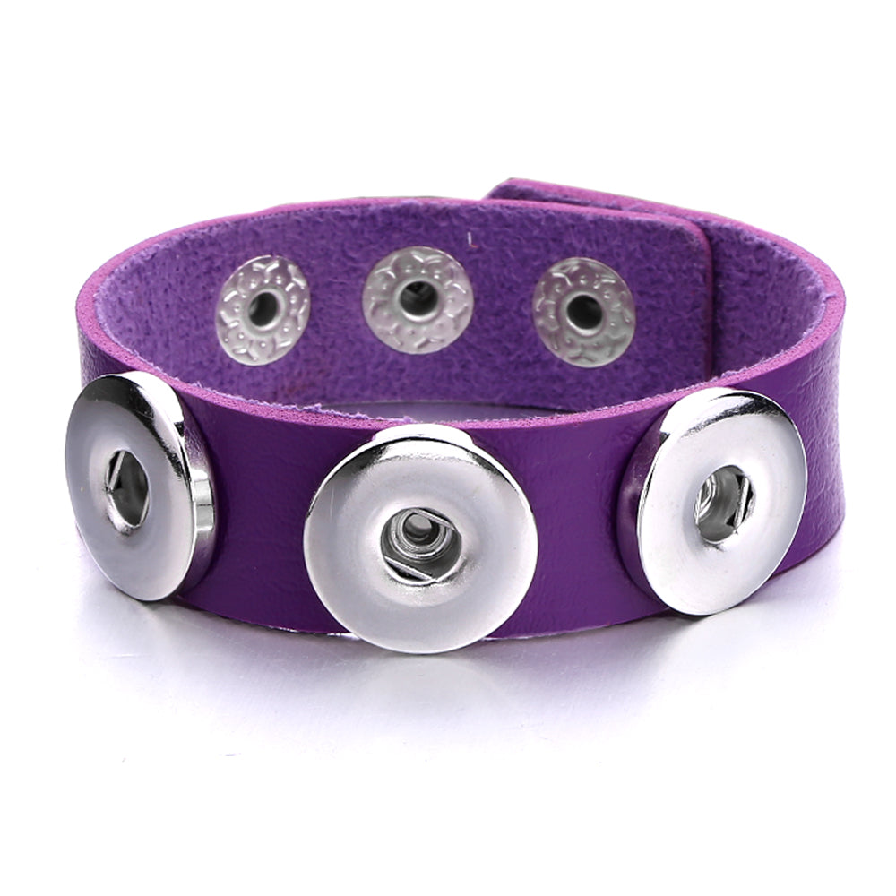 Colorful Snap Bracelet | Personalized Charm Jewelry for Every Mood