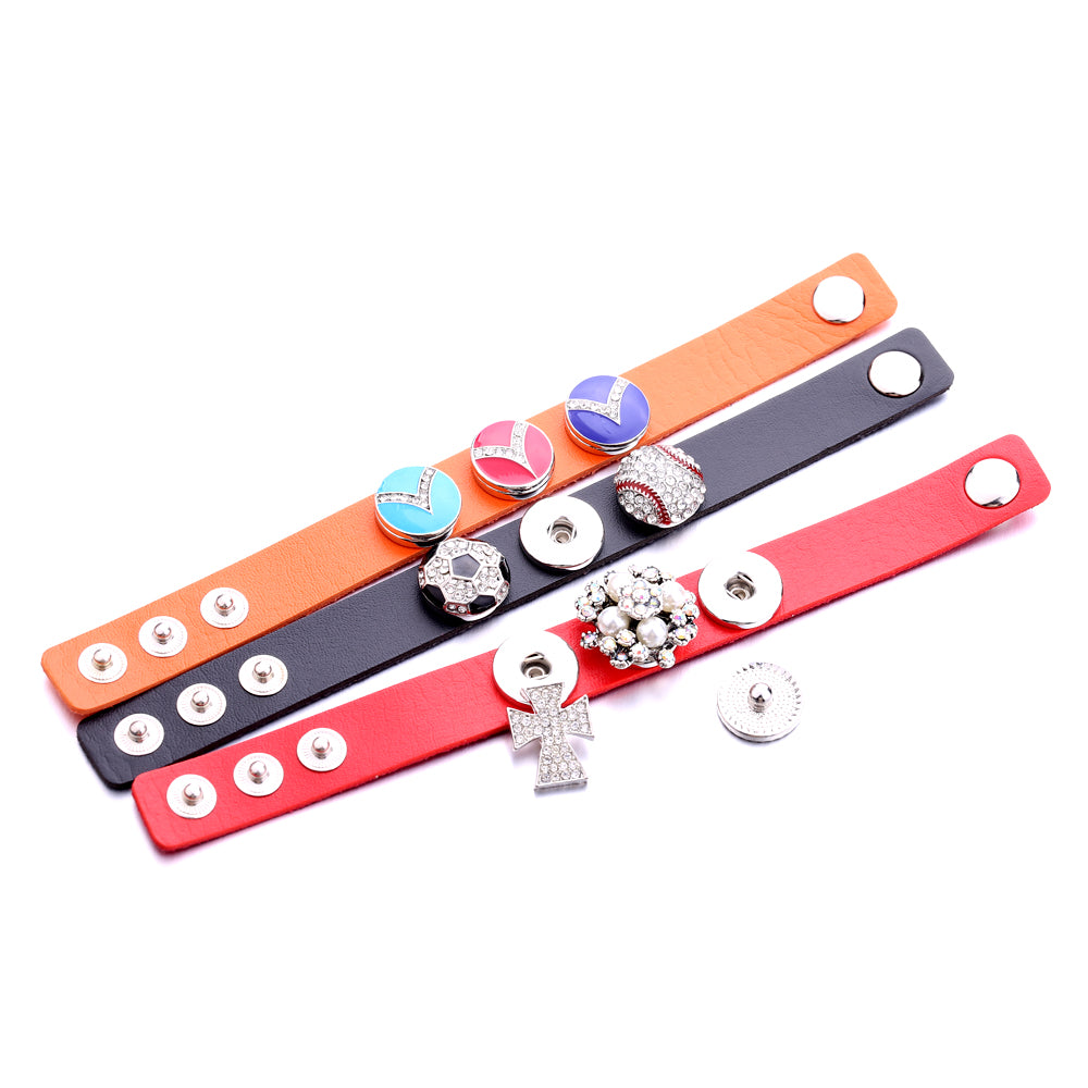 Colorful Snap Bracelet | Personalized Charm Jewelry for Every Mood