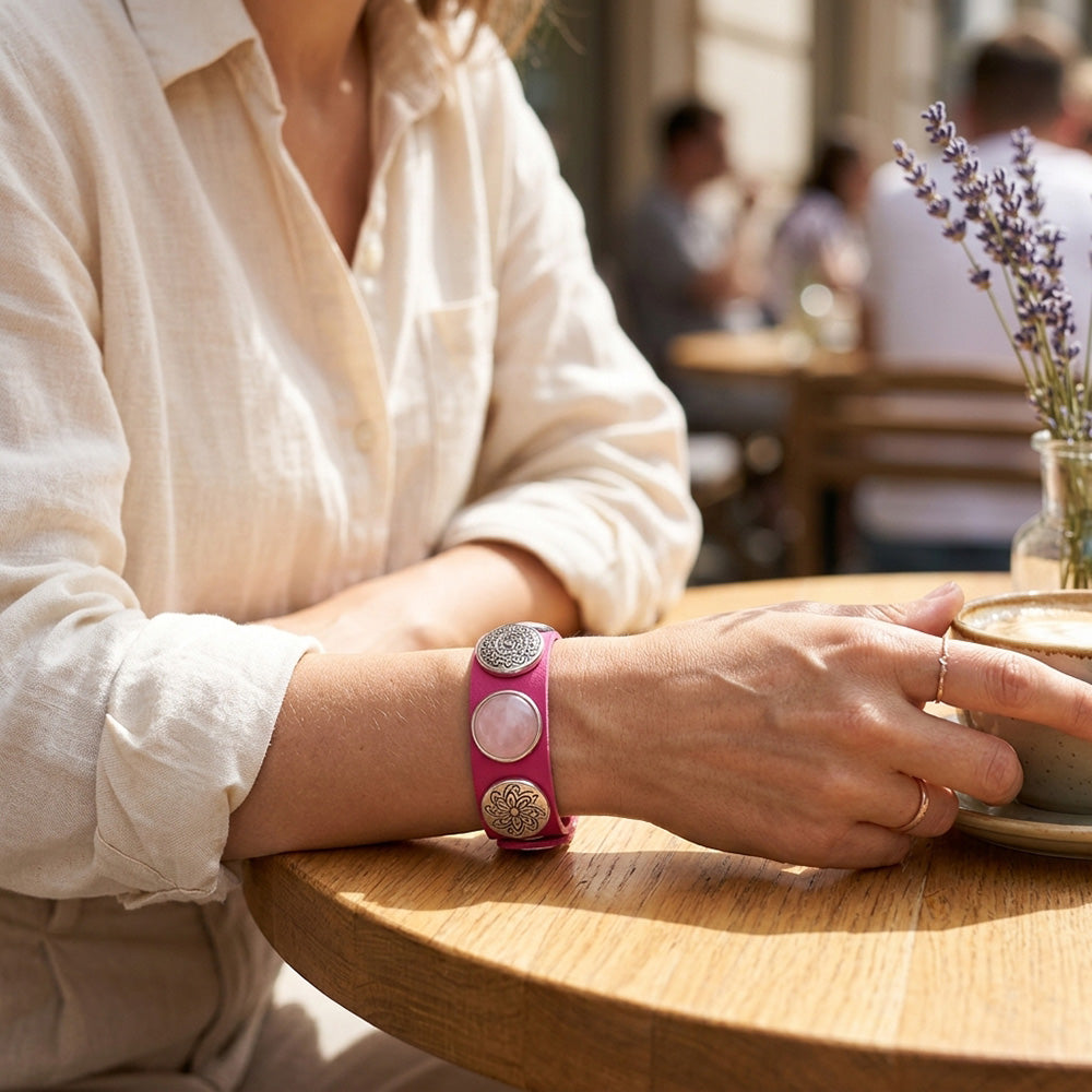 Colorful Snap Bracelet | Personalized Charm Jewelry for Every Mood