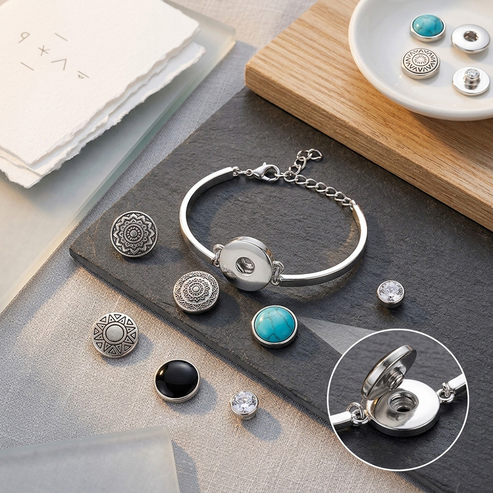 Minimalist Snap Bracelet – Create Your Own Signature Style