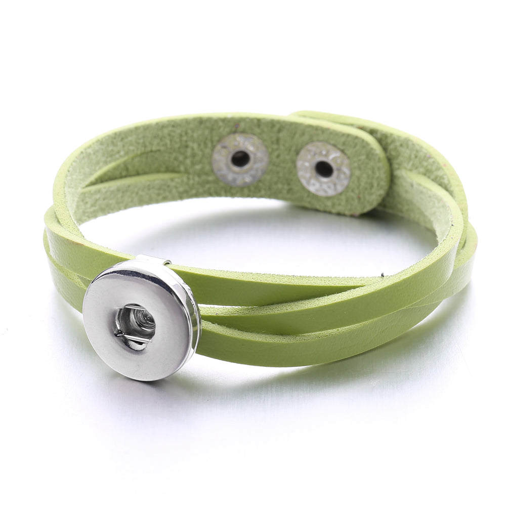 Vintage Leather Snap Bracelet – Wear Your Story, Your Way