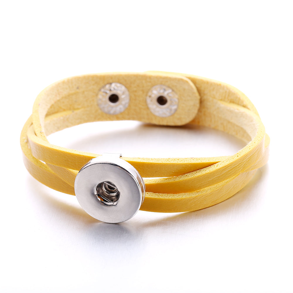 Vintage Leather Snap Bracelet – Wear Your Story, Your Way