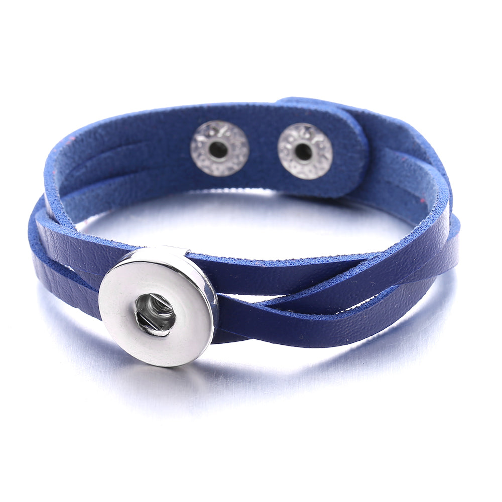 Vintage Leather Snap Bracelet – Wear Your Story, Your Way