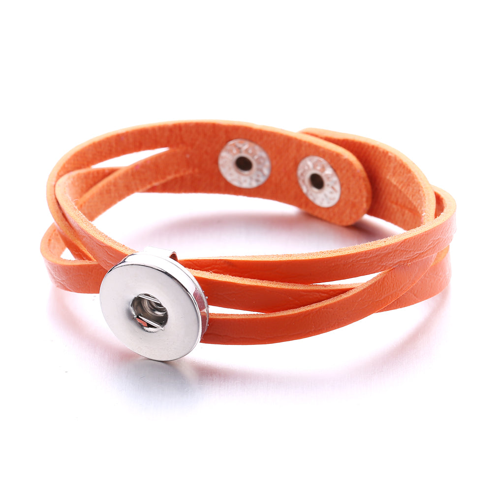 Vintage Leather Snap Bracelet – Wear Your Story, Your Way