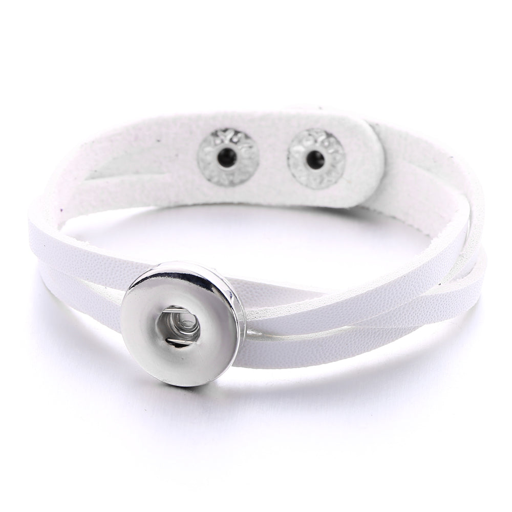 Vintage Leather Snap Bracelet – Wear Your Story, Your Way