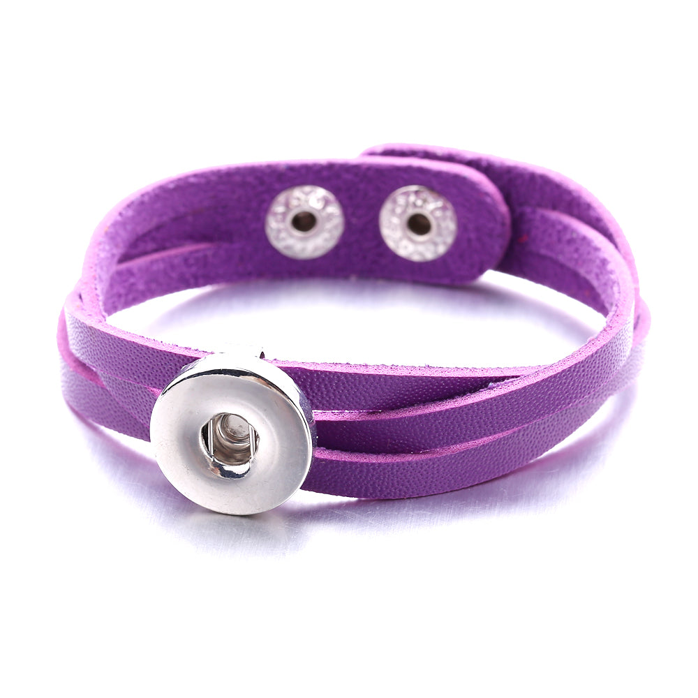 Vintage Leather Snap Bracelet – Wear Your Story, Your Way