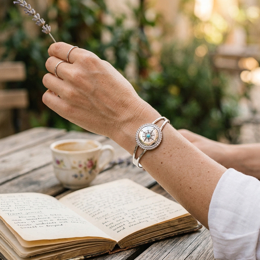 Minimalist Snap Bangle Bracelet | Interchangeable Charm Jewelry