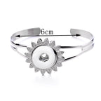 Silver Sunflower Snap Bracelet – A Symbol of Light, Love & New Beginnings