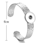 Moonlit Texture Cuff Bracelet | Timeless Silver Elegance