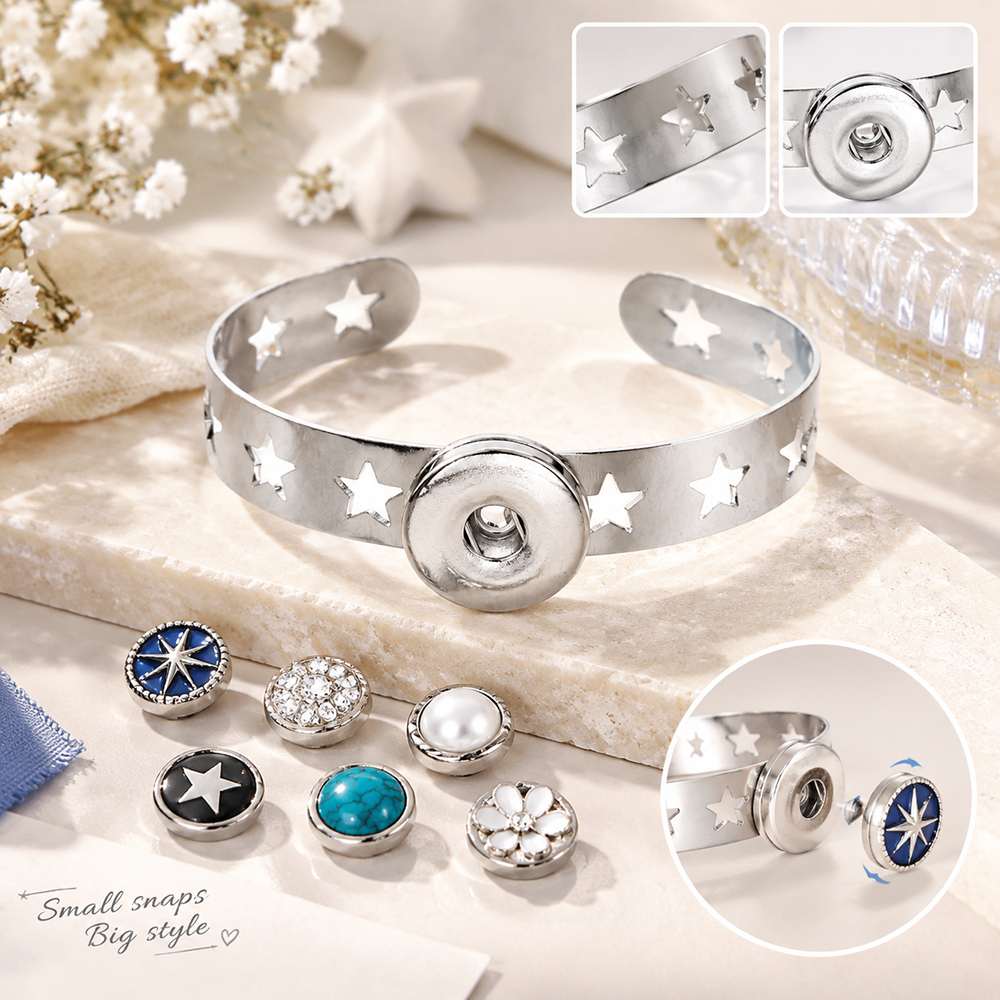 Starry Sky Snap Bracelet – Wear Your Dreams, Shine Your Way