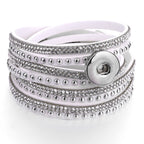 Rebel Soul Multi-Layer Leather Snap Bracelet