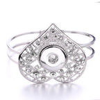 Crystal Teardrop Snap Bracelet – A Sparkle Made for Your Special Moments