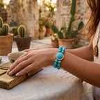 Double Layer Turquoise Bracelet – Carry Beauty, Luck & Your Journey